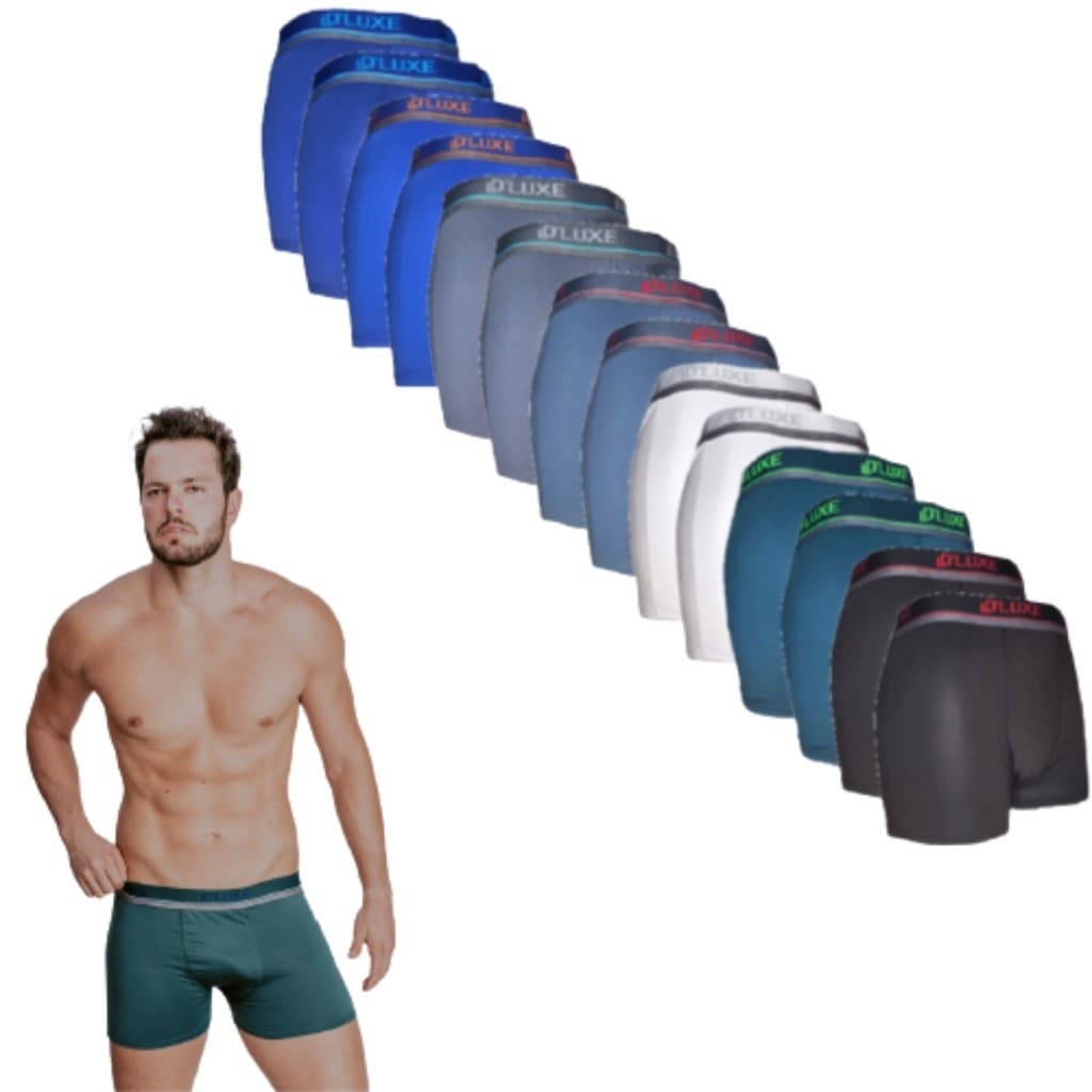 Kit 5 Cuecas Boxer Masculina 100% Algodão Box Oferta