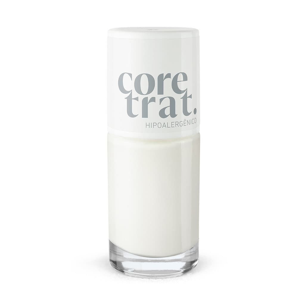Esmalte Hipoalergênico Coretrat Transparente Tule Branco 8.5 ml Blant