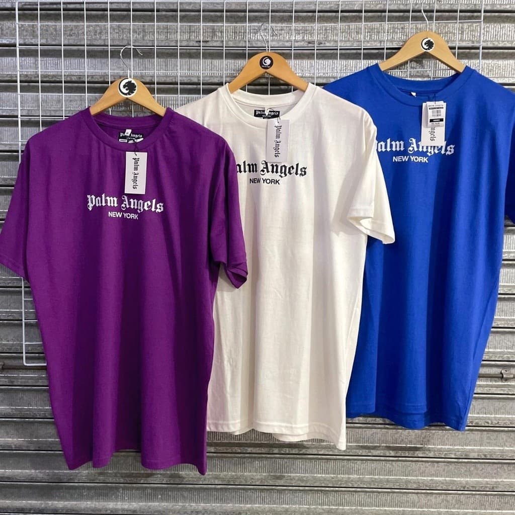 Camiseta Premium Palm Angels 100%Algodão Malha 30.1 Unisex Streetwear Lançamento 2026 Envio Imediato