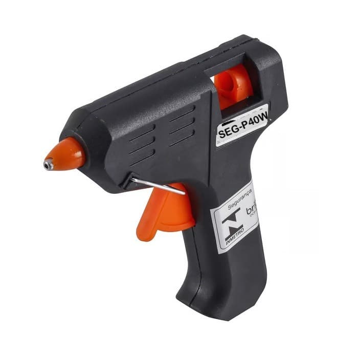 Pistola Grande Cola Quente 40W Bico Grosso Bivolt Inmetro