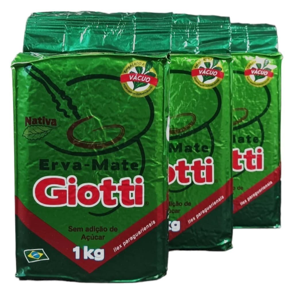 Erva-mate Chimarrão À Vácuo 3 Kg Giotti
