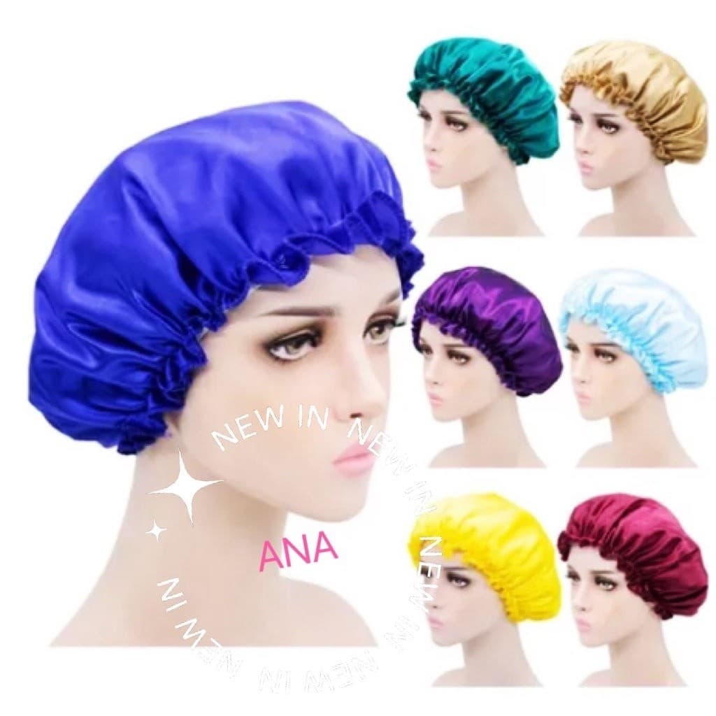 DAGUAN KIT 1/2/4/6 pcs Touca de Cetim Antifrizz Touca de Banho de Cetim