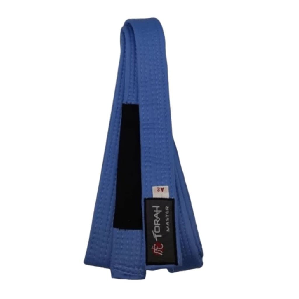 Faixa De Jiu Jitsu Azul Torah Master Adulto C/ Ponta