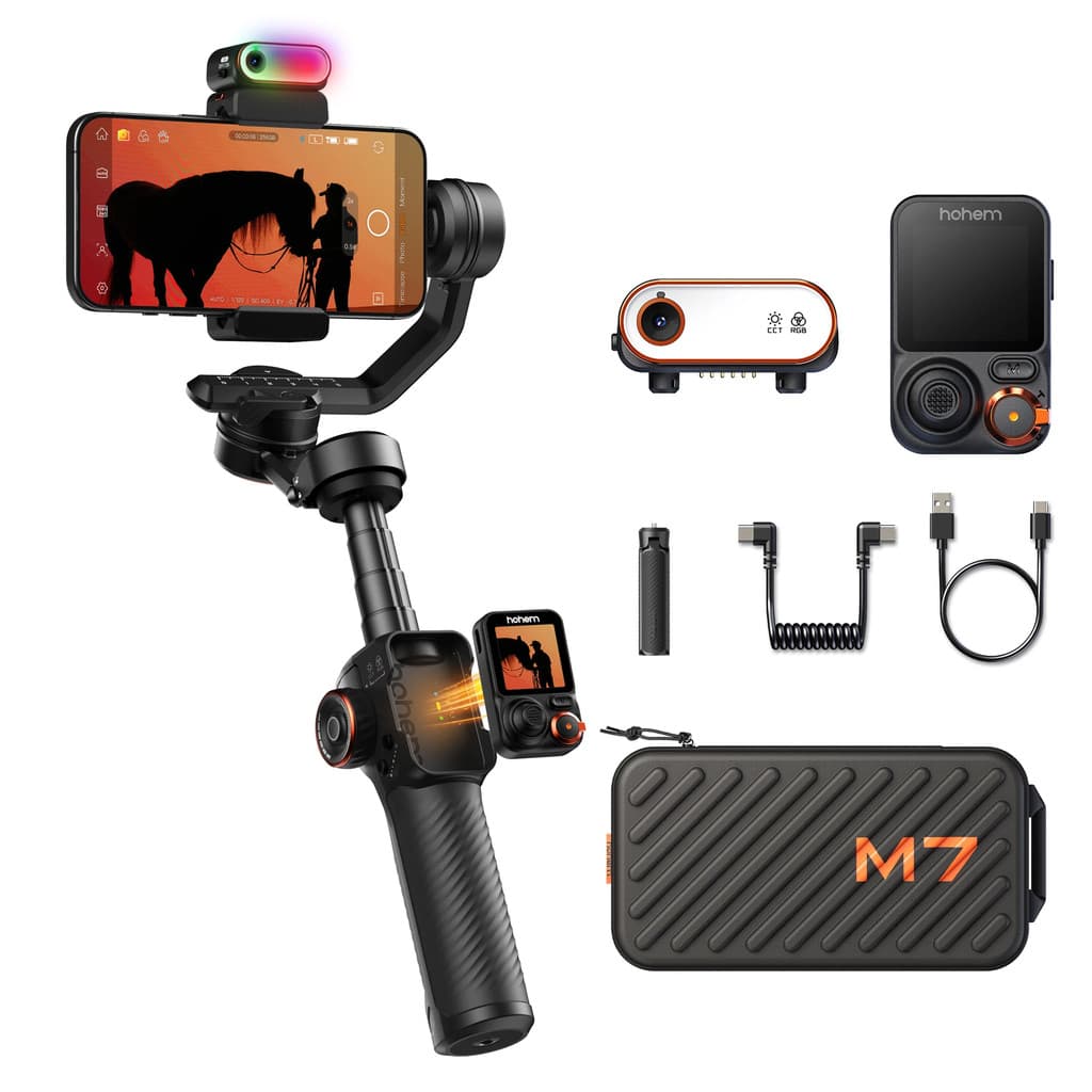 Estabilizador Hohem M7 iSteady M7 Gimbal de 3 Eixos para Smartphones