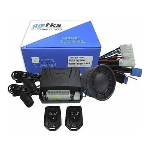 Alarme Automotivo FKS FK902 SB Universal com Completo Sirene e Controles