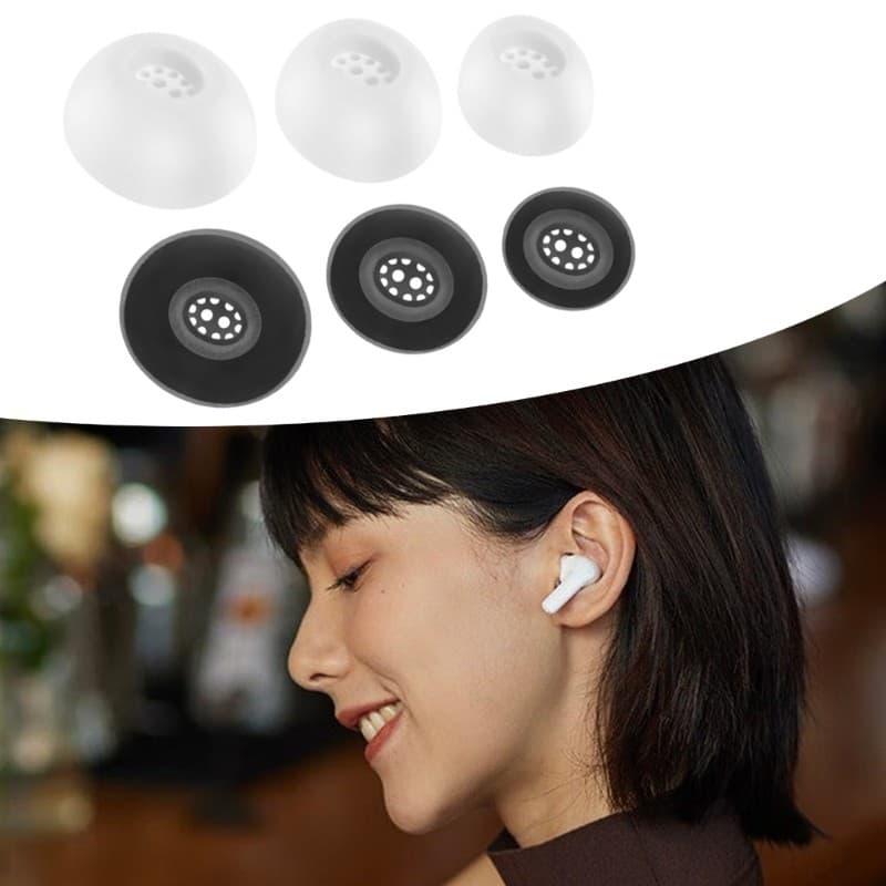 UTAKEE Tampões De Ouvido De Silicone , Confortáveis Para Fones De 4 , Design À Prova De Deslizamento Em Três Tamanhos