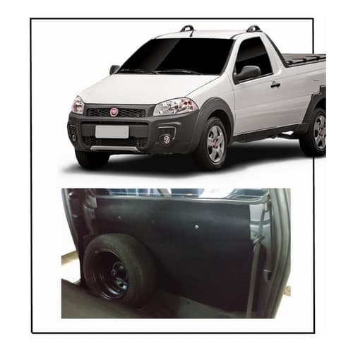 Forro Interno Pick-up Strada Working Cabine Simples Preto