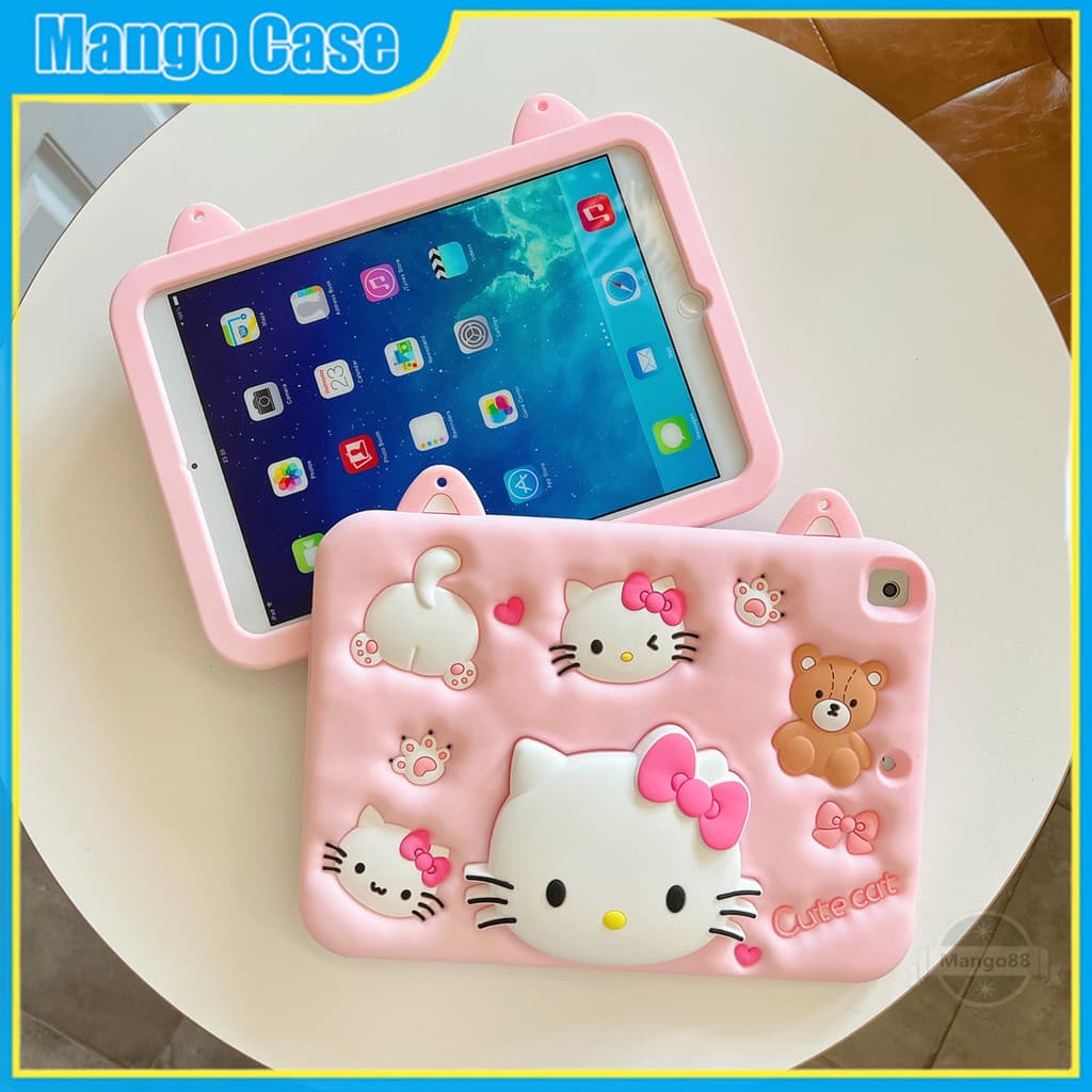 Estojo Para Xiaomi Redmi Pad SE 11 Polegadas 2023 5 11'2021 6 6Pro Suporte De Cola Macia Alça Menina Bonita TK Capa