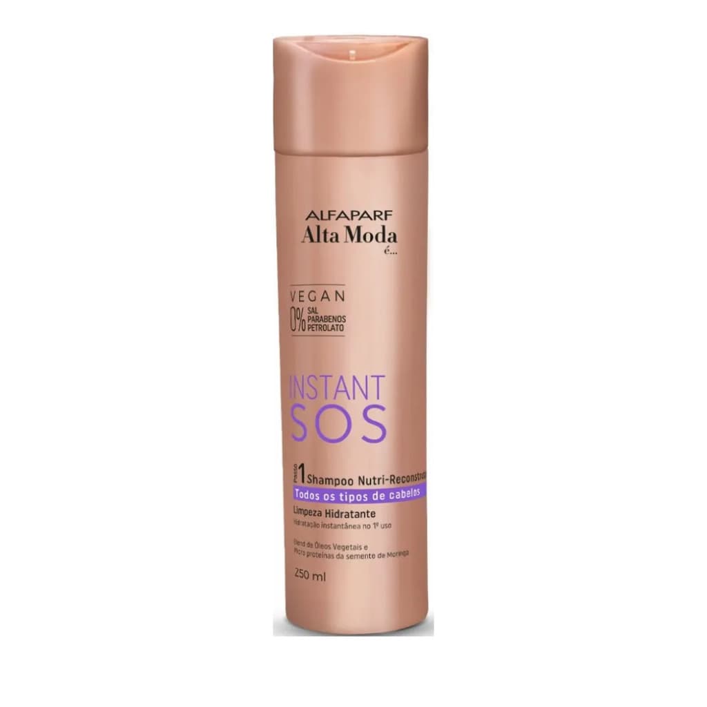 ALTA MODA SHAMPOO SOS INSTANT NUTRI-RECONSTRUTOR 250ML
