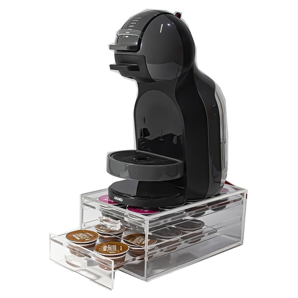 Porta Cápsulas Dolce Gusto Em Acrílico Para 16 Capsulas