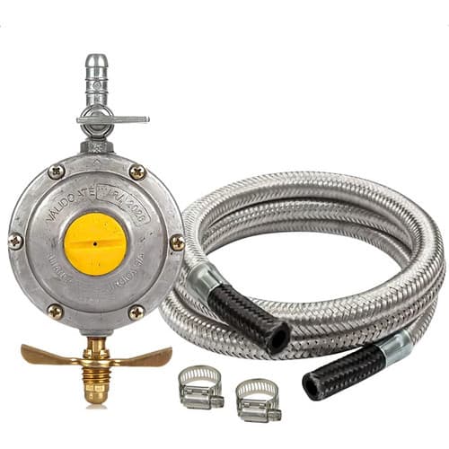Kit Instalação Gás de Botijão P13 GLP Mangueira 1,50m + Registro Aliança 2kg