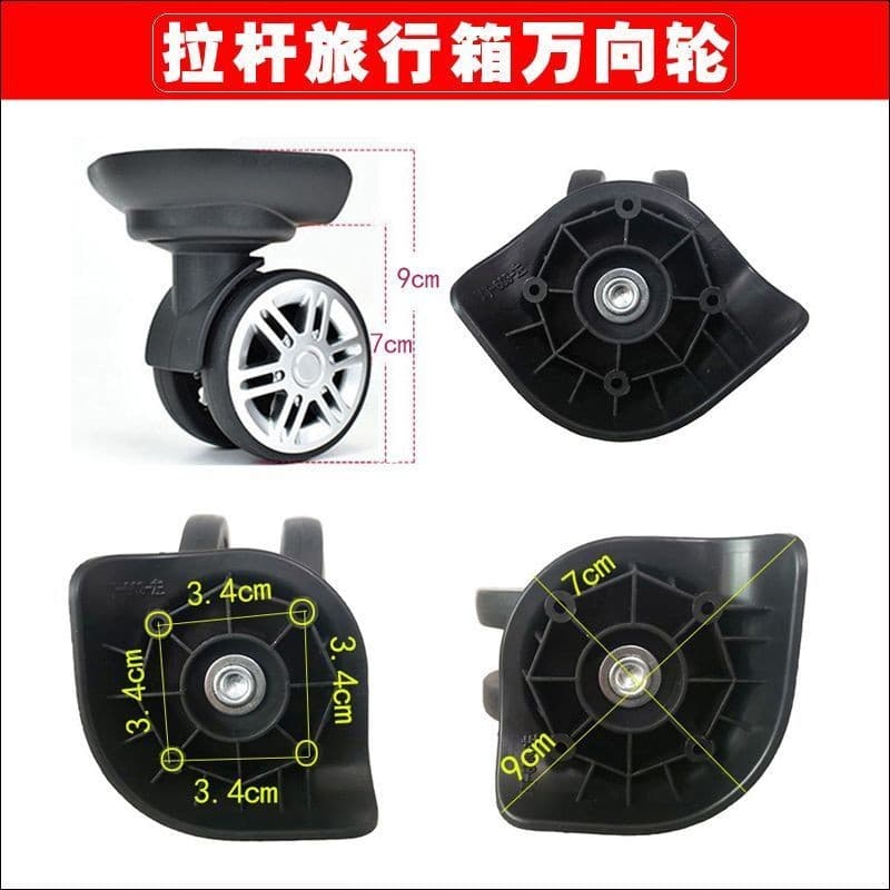 Mala de viagem Hongri A-60, mala com rodas YJ-603, rodas Shengyuan C06, mala com alça extensível, substituição 603