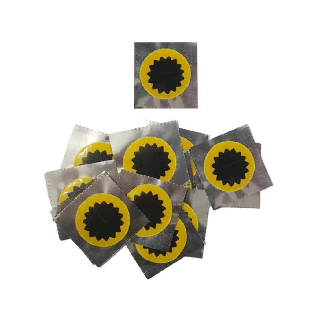 Kit Remendo Estrela R-00 30mm para Câmara de Ar de Bicicleta – Reparo Rápido (20 Unidades)