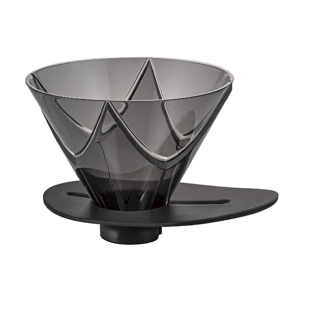 Suporte Coador Hario Mugen Acrílico Preto V60 - 02 - 1-4 Xíc