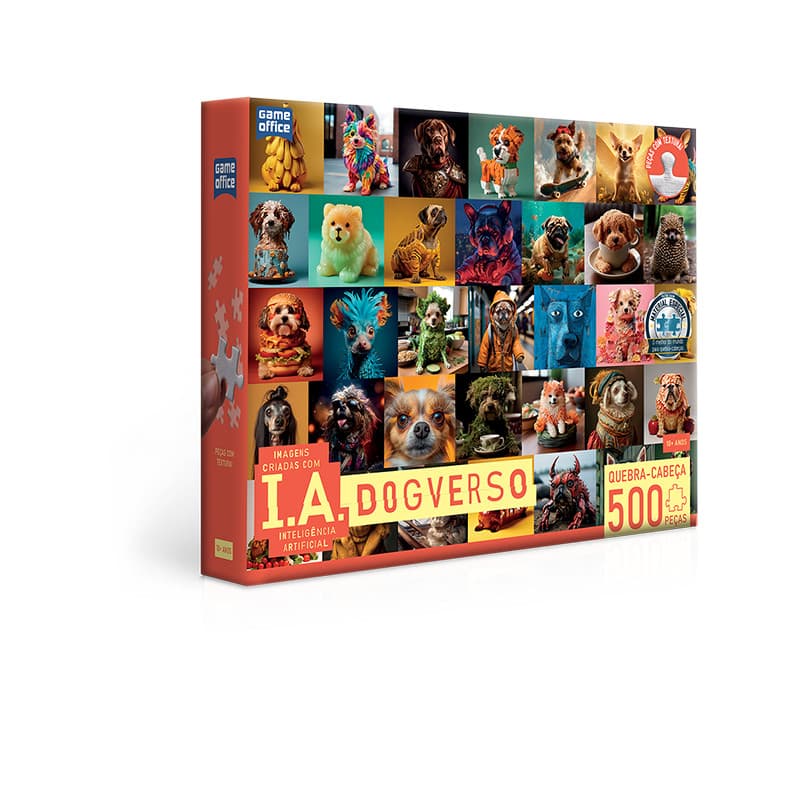 Quebra-cabeça IA Dogverso 500 Peças - Toyster