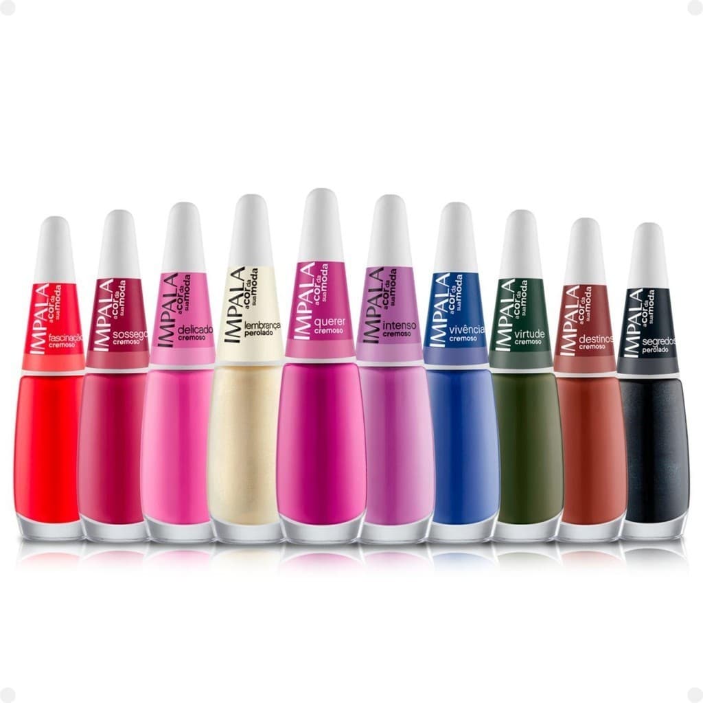 Kit Esmalte Impala A Cor da Sua Moda 5ª Edição Com 10 7,5ml