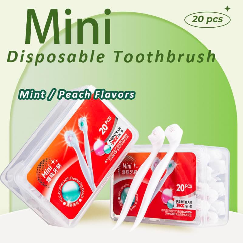 Yunchi Explodido Grânulo Escova De Dentes Descartável Adulto Limpeza Portátil Viagem