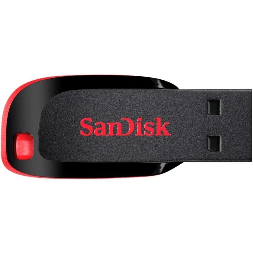 Pen Drive 64Gb Sandisk Cruzer Blade Z50 USB 2.0 Flash Drive (SDCZ50-064G-B35)