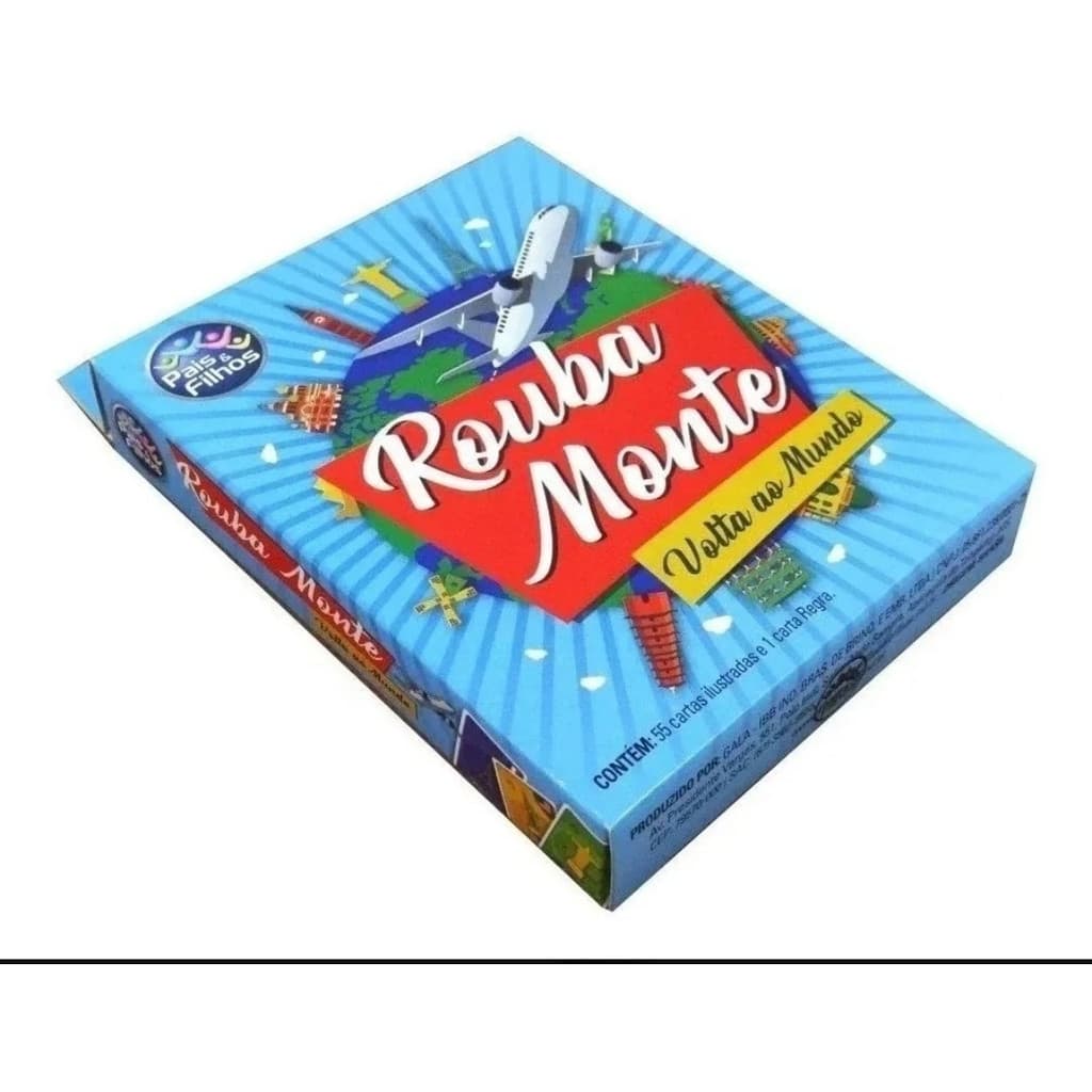 Jogo Rouba Monte Brinquedo Pedagogico Cartas Infantil