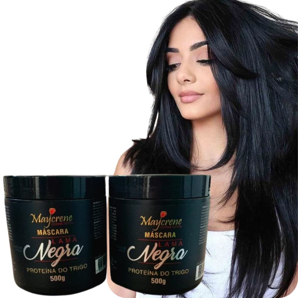 Kit 2 Lama Negra Tons Escuros Mascara Matizadora A Pronta Entrega