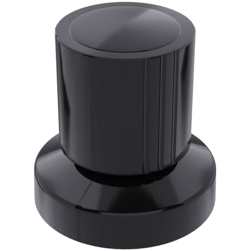 Acabamento Registro Itapema Preto Padrão Deca Docol Blukit