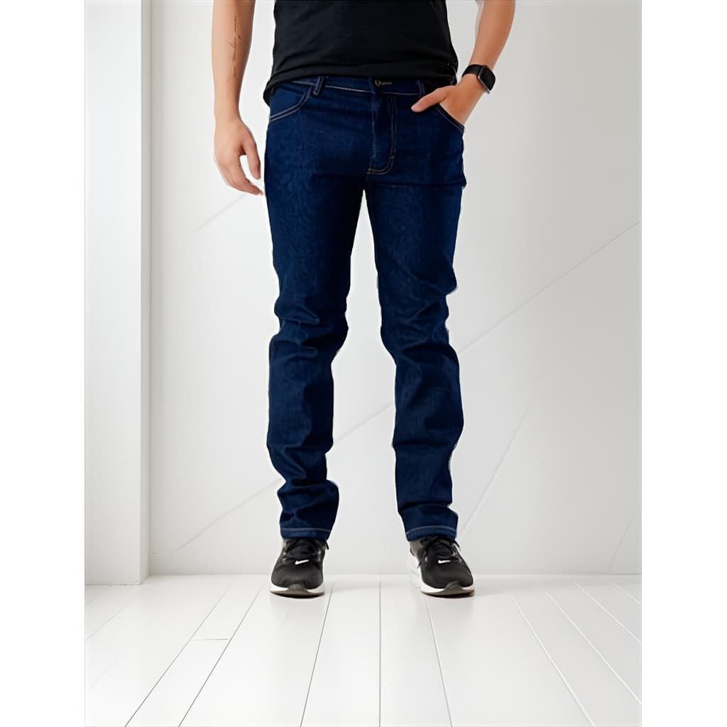 Calça Jeans Escura Masculina Skinny Amaciada 95149