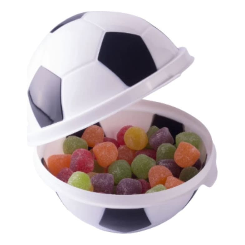 Kit Com 10 Porta Mix Bola De Futebol Pote De Doces P/ Festas