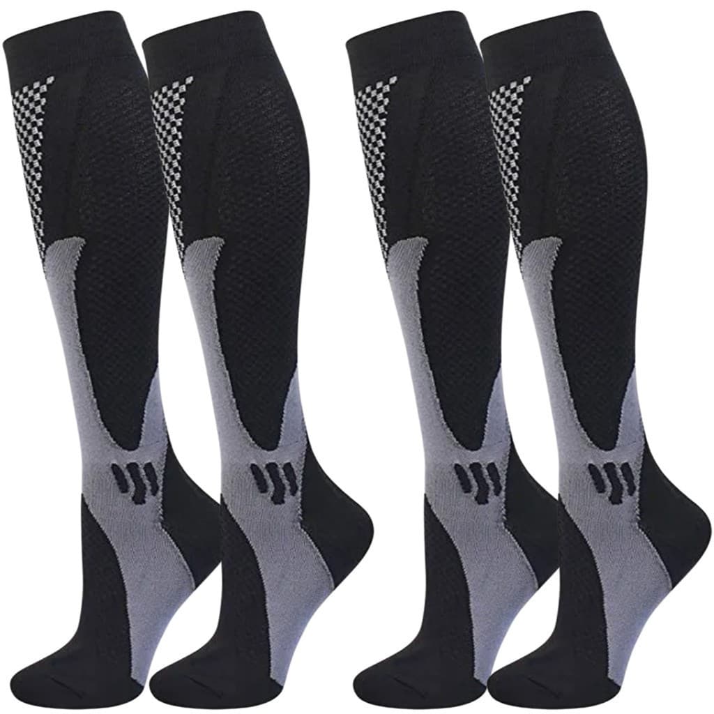 Kit 2 pares meia compressão fascite plantar varizes trombose premium