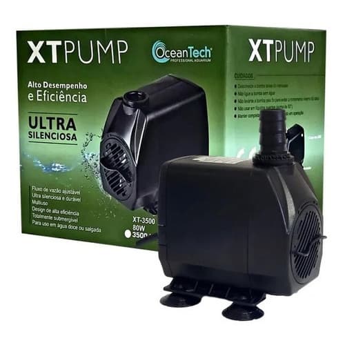 Bomba Submersa OceanTech XT 1200L/h Para Aquário Lago Fonte Bebedouro Climatizador