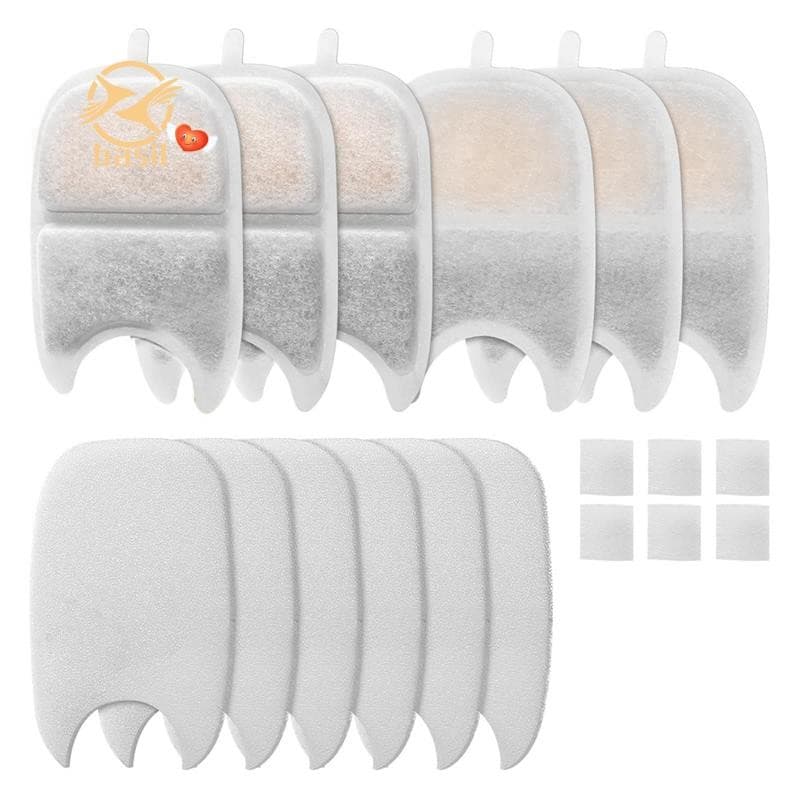 Conjunto De Substituição De Filtro De Fonte De Água Para Animais De Estimação , E Esponja Bebedor De Gato 4L , Acessório