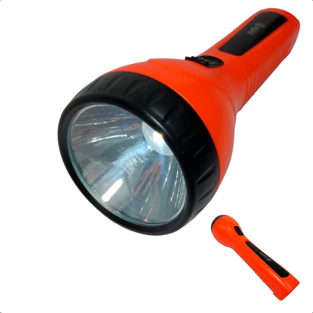 Lanterna Bivolt Recarregavel 1 Super Led Potente Ajax