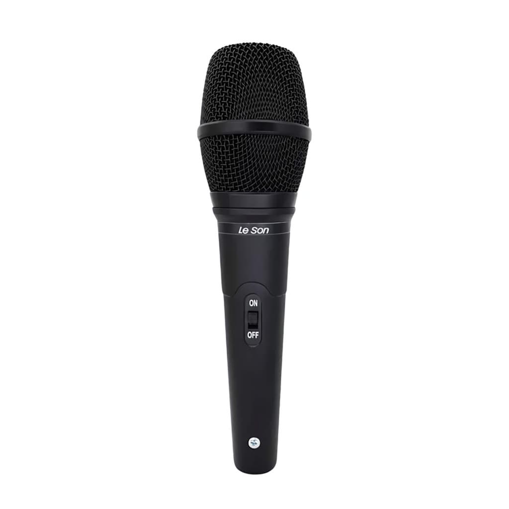 Microfone Profissional Dinâmico Supercardióide LS6-VK Leson Áudio Qualidade Karaoke Som Ambiente