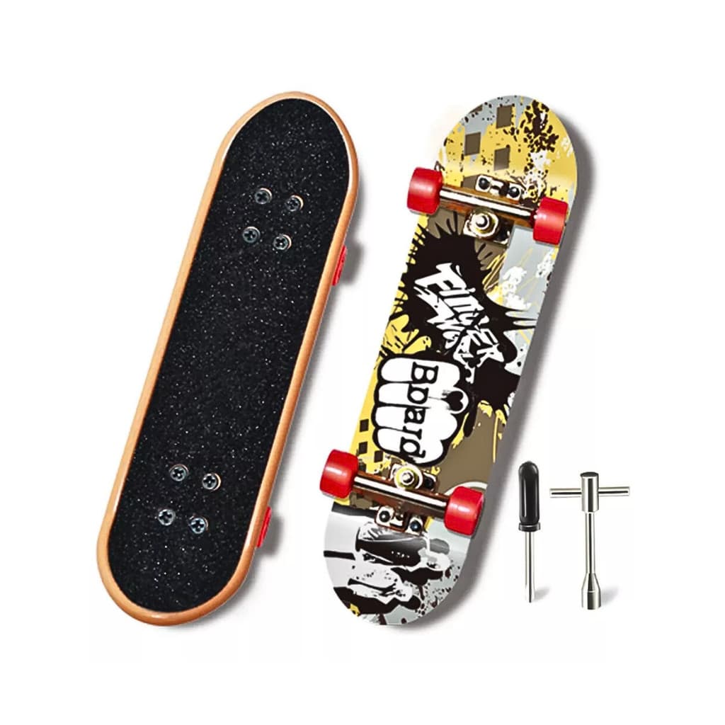 Cartela Com 2 Skates De Dedo Skate Park Dm Toys