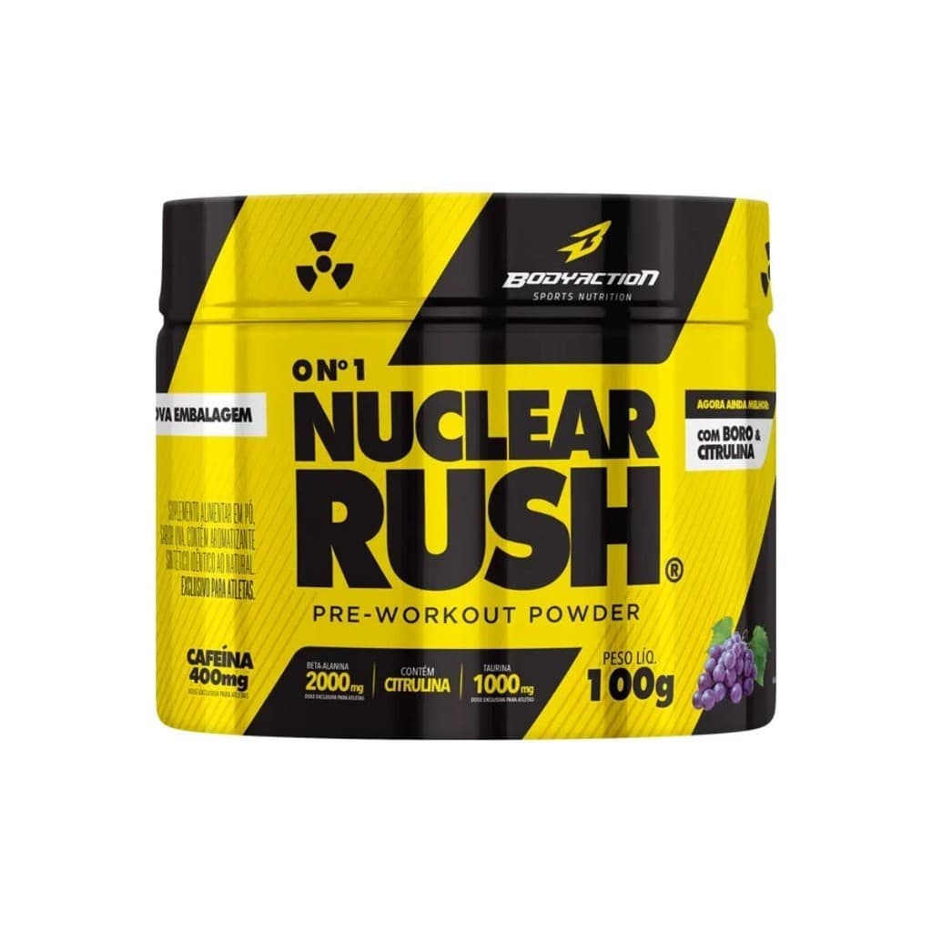 Nuclear Rush Pré-Treino BodyAction 100g