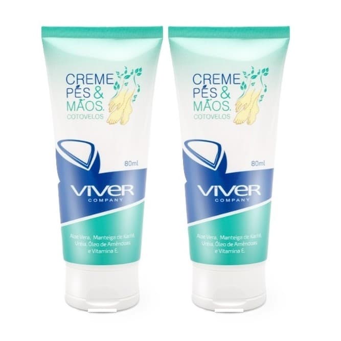 Kit 2 Cremes Pés Mãos e Cotovelos Viver Company Hidratação