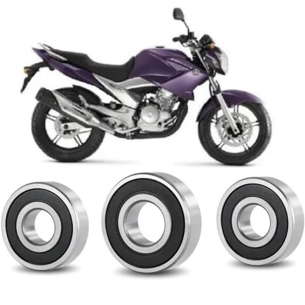 KIT RODA ROLAMENTO RODA TRASEIRA YAMAHA FAZER250