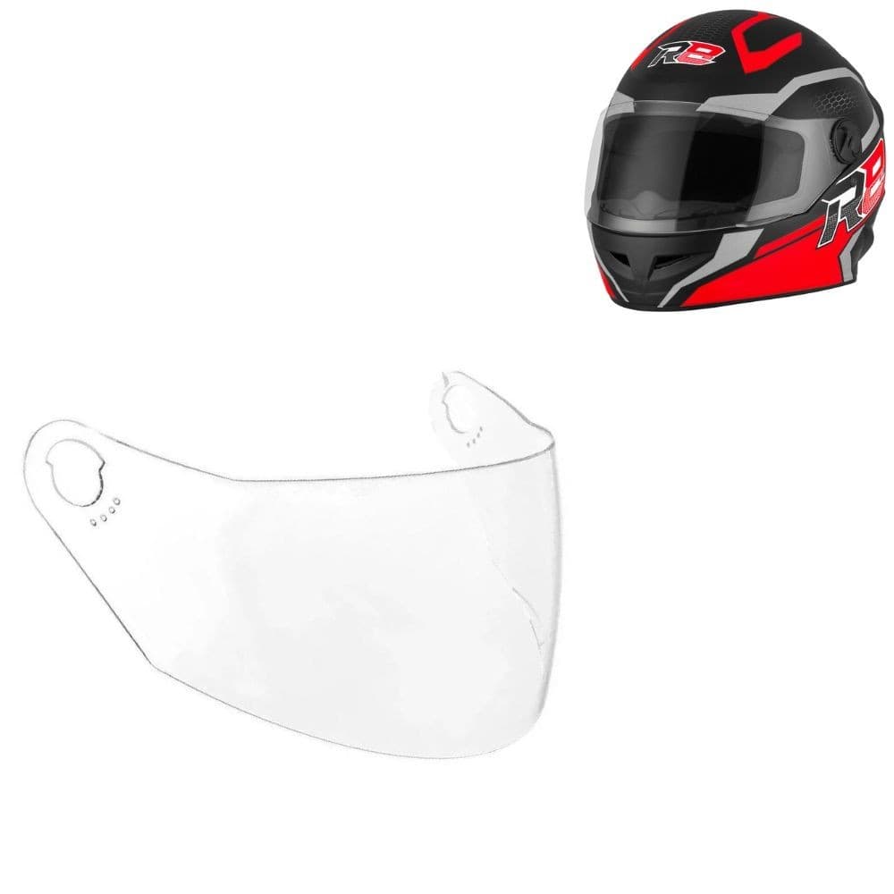 Viseira Cristal para Capacete Pro Tork Liberty 4 / New Liberty 4 e 5 / R8 – Alta Qualidade