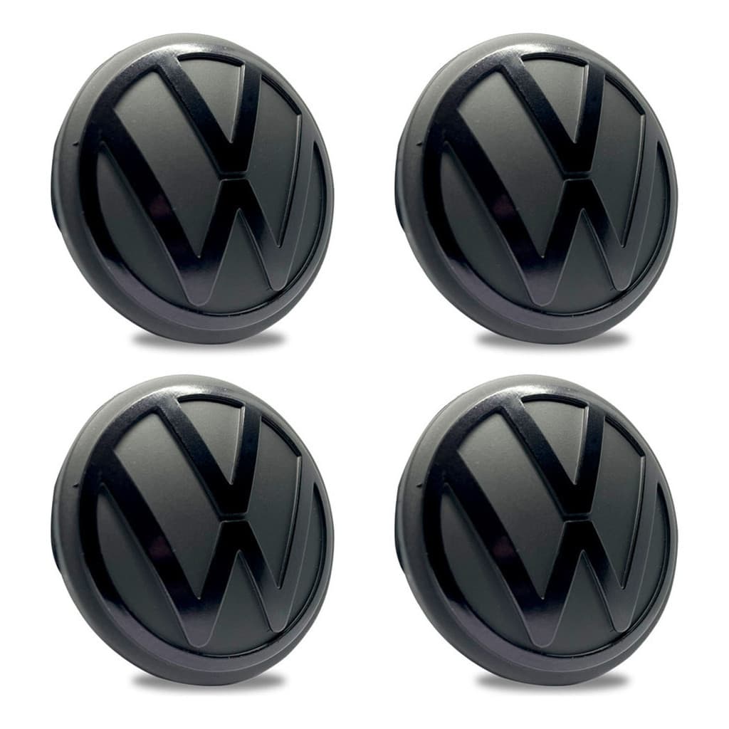 Jogo Calota Tampa Roda Gol G6 Fox Virtus Nivus 56mm Black