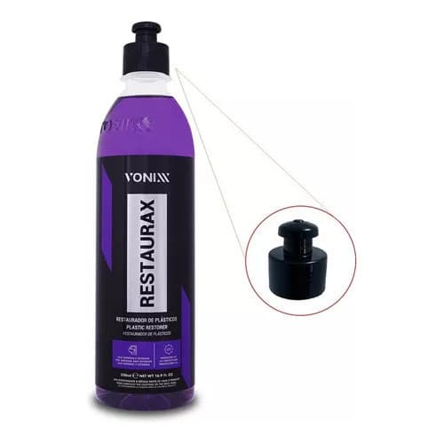 Revitalizador Plastico Vonixx Restaurax Restaurador 500ml