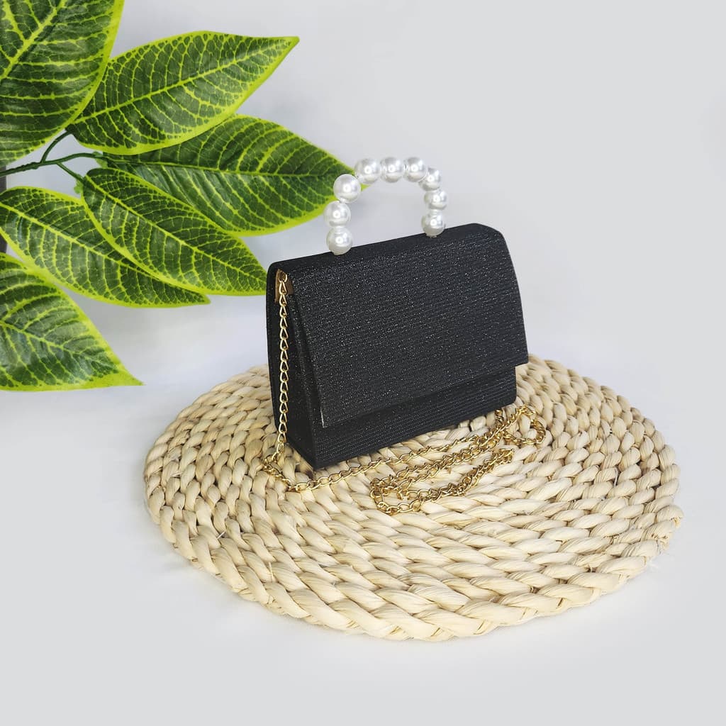 Mini Bolsa Gliter Menina Fashion Transversal Corrente Dourado Bloguerinha  alça de perola ENVIO RAPIDO