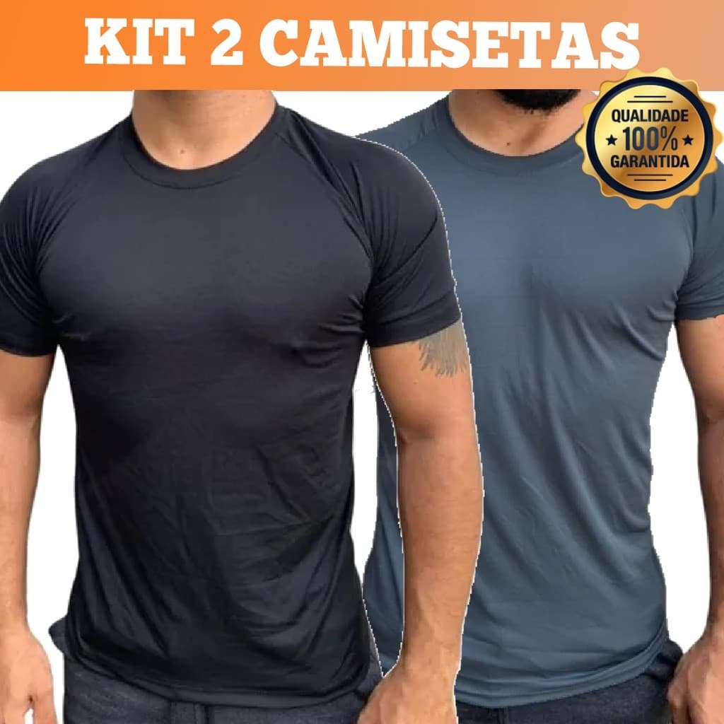 Kit 2 Camisetas Masculina Dry Fit