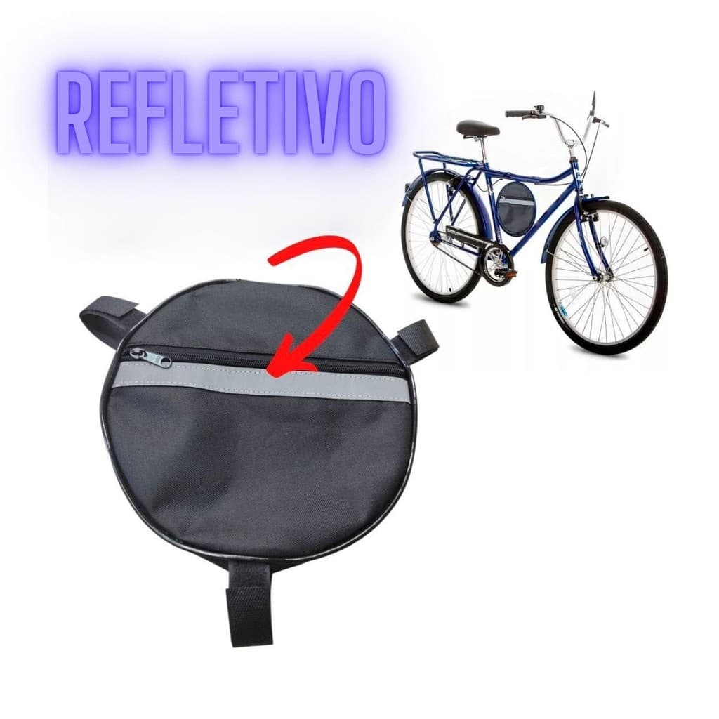 Bolsa De Quadro  Bike Bicicleta Porta Ferramenta Barra Forte