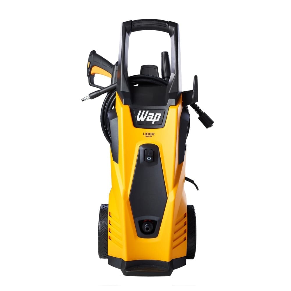 Lavadora de Alta Pressão 127V WAP Líder 2200 1750W 1800PSI 360L/h Potente Econômica p/ Carro e Calçada
