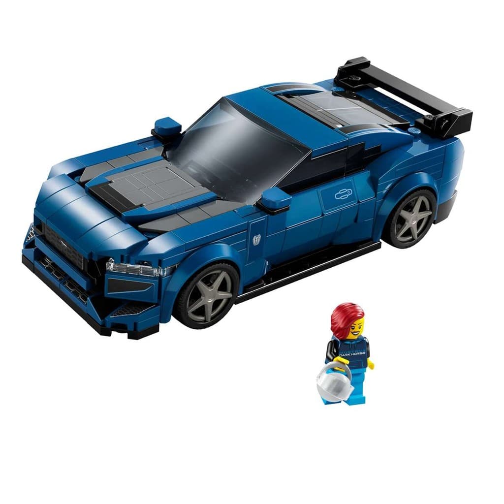 Lego Carro Esportivo Ford Mustang Dark Horse Speed Champions 344 Peças De Construção