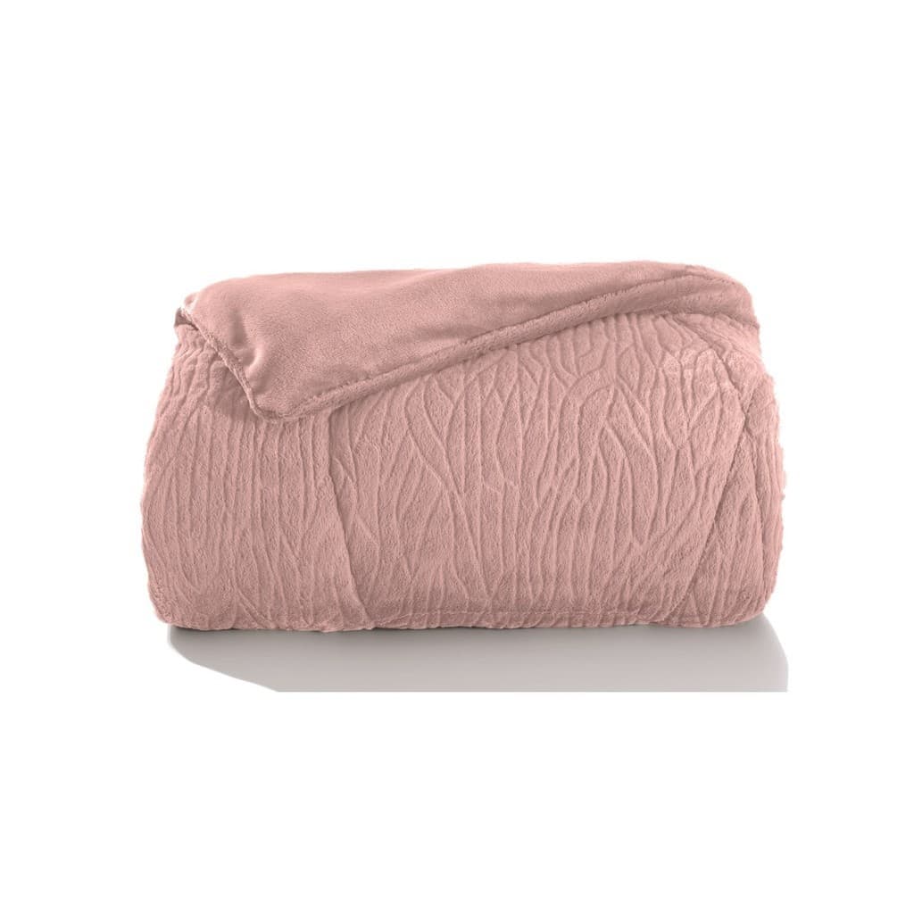 EDREDOM PLUSH PELES - QUEEN Dupla Face Toque macio e Inovador - 2.35m x 2.60m