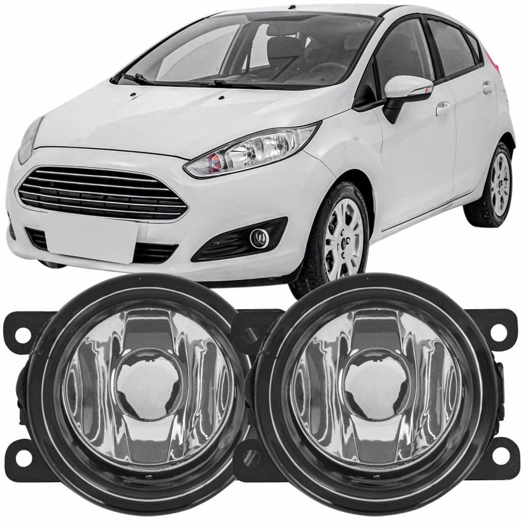 Par Farolete Milha Neblina Aba Preta Ford New Fiesta 2013 2014 2015 2016 2017