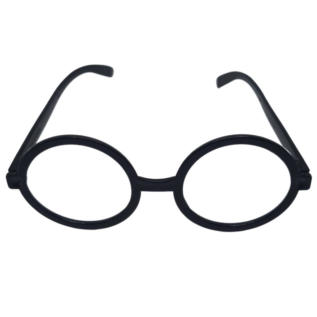 Oculos Redondo Sem Lente Preto Un
