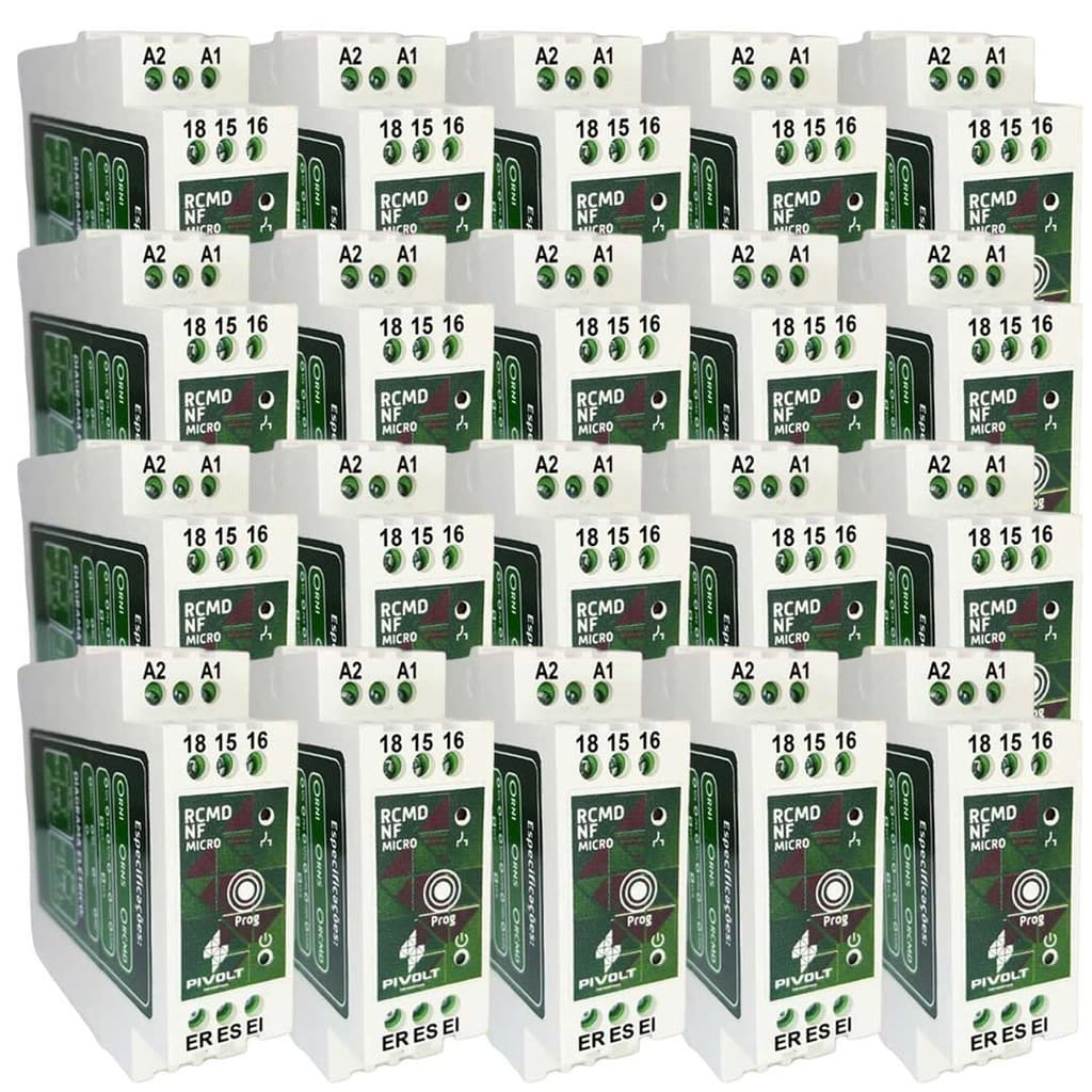 Kit 20 Relés De Comando Micro Inteligente NF (RCMD NF MICRO) Pivolt