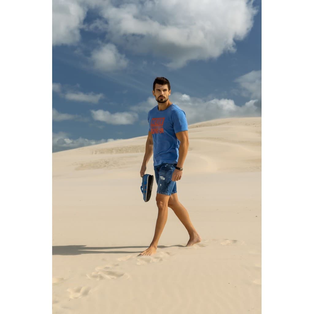 Bermuda Masculina Jeans Slim Trich – Estilo e Conforto para o Dia a Dia
