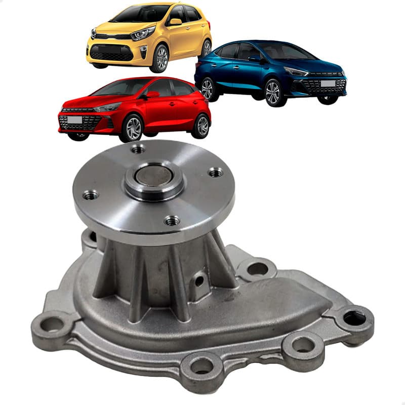 Bomba D'agua Motor HB20 HB20S Picanto 1.0 12v 3 Cilindros Flex 2011 A 2024